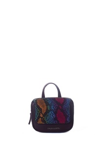 Сумка кросс-боди женская Di Gregorio 0368 saffiano bordo бордовая