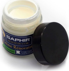 Восстановитель кожи Saphir Creme Renovatrice (жидкая кожа) White