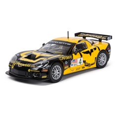 Bburago Коллекционная машинка 1:24 "RACING - Chevrolet Corvette C6R" жёлто-черный