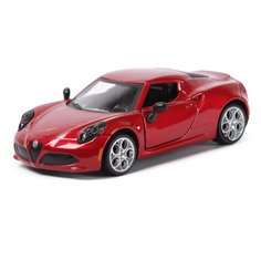 Bburago Коллекционная машинка 1:32 Street Fire Alfa Romeo 4C, бордовый