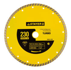 Диск отрезной алмазный по бетону Stayer 3662-230