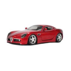 Bburago Коллекционная машинка 1:32 Street Fire Alfa Romeo 8C Competizione, красный