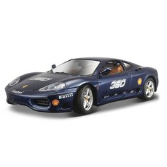 Bburago Коллекционная машинка Феррари 1:24 Ferrari 360 Challenge, синий
