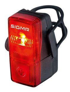 Велосипедный фонарь задний Sigma Cubic черный