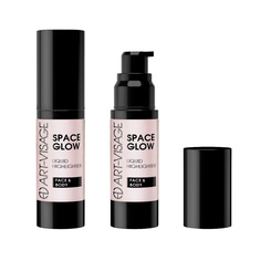 Жидкий хайлайтер для лица и тела "SPACE GLOW" ART-VISAGE тон 22 PEARL