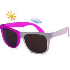 Детские солнцезащитные очки Real Kids Switch 7-12 лет фиолетовый, розовый