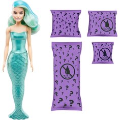 Кукла Mattel Barbie, Волна 4, Русалка, с аксессуарами в непрозрачной упаковке GTP43