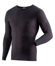 Термолонгслив Guahoo Everyday Heavy, черный, XS