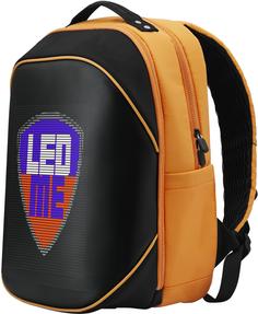 Рюкзак для ноутбука унисекс Prestigio PBLED125 оранжевый/черный