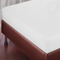 Простынь на резинке 200х200 (борт 20 см) поплин Подснежник АРТПОСТЕЛЬ