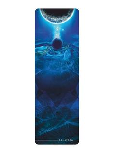 Коврик для йоги Water Elements Collection 183 см, 3 мм, синий Rama Yoga