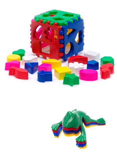Развивающие игрушки Karolina Toys Кубик логический большой Команда КВА №1