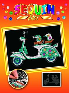 Мозаика из пайеток Sequin Art Скутер 1717