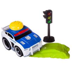 Игровой набор ABtoys АвтоСити, свет и звук, полиция синяя C-00421