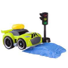 Игровой набор ABtoys АвтоСити, свет и звук, зеленая C-00419