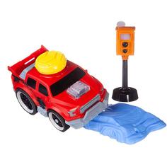 Игровой набор ABtoys АвтоСити, свет и звук, красная C-00424