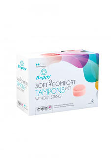 Тампоны гигиенические Beppy Soft & Comfort Wet, 2 шт