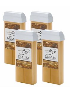 Набор Воск ITALWAX Flex в картридже Янтарь 100 мл. x 4 шт.