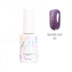Гель-лак HIT Gel Silver Cat №02