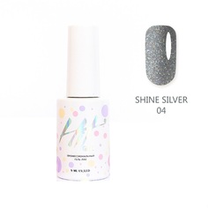 Гель-лак HIT Gel Shine Silver №04