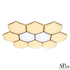 Люстра 3303.6804-8+2-1050/750/130 White/Gold Arte Perfetto Luce