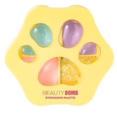 Палетка теней Beauty Bomb Plushy, тон 01 Soft kitty