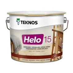 Лак для пола Teknos Helo 15 матовый (9 л)