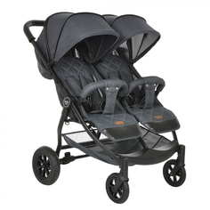 Коляска прогулочная Pituso Duocity Для Двойни Black Air