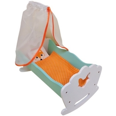 Кроватка-качалка для кукол SunnyWoods Алиса с балдахином A252002