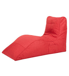 Бескаркасный модульный диван Папа Пуф Cinema Sofa one size, рогожка, Red (красный)