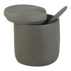 Банка для хранения с ложкой Be Home Stoneware, 0,12л, 64-67Be