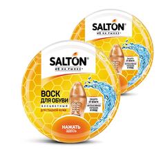 Воск для обуви Salton норковое масло бесцветный 75мл (набор 2шт)