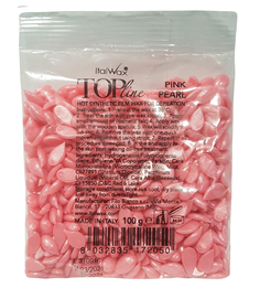 Воск горячий (пленочный) ITALWAX Top Line Pink Pearl (Розовый жемчуг) гранулы 100 гр.