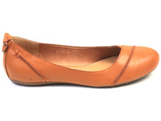 Балетки женские Airbox 136229 коричневые 39 RU