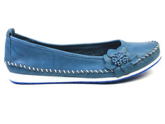 Балетки женские Airbox 137233 синие 40 RU