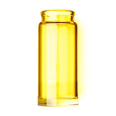 Слайд стеклянный в виде бутылочки Dunlop 277 Yellow Blues Bottle Regular Medium, желтый