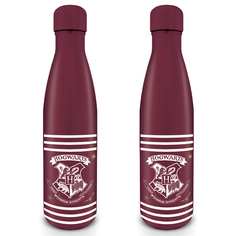 Термос-фляга Pyramid Harry Potter Crest & Stripes Metal Drinks Bottle 0,55 л фиолетовая
