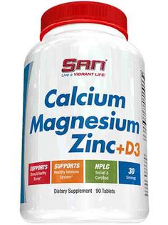 Calcium Magnesium Zinc + Vitamin D3 SAN, 90 таблеток