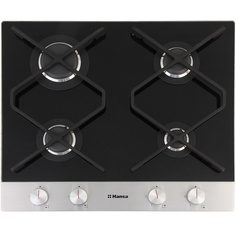 Встраиваемая варочная панель газовая Hansa BHKS630500 Black
