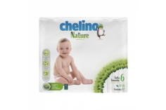 Подгузники Chelino Nature размер 6 (17-28 кг), 27 шт.
