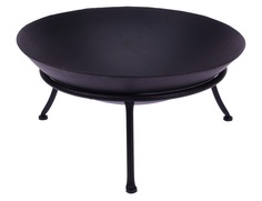 чаша для костра кон фуоко, металл, чёрная, 47х24 см, арт. FB8200150, Интекс Intex