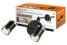 Спот TDM ELECTRIC СНС 2х50Вт, GU10, 230 В, 50 Гц, IP44, Юкка, SQ0358-0221