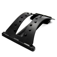 Массажер мостик для спины, двусторонний, черный, 39х26х10 см, Atlanterra AT-SMT-04