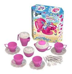 Подарочный набор детской посуды чайный сервиз волшебная хозяюшка Нордпласт