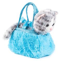 Котик в сумочке-переноске Fancy (мягкая игрушка, SUMK0)
