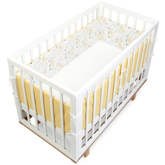Текстильный бортик для кроватки loombee SC-1125