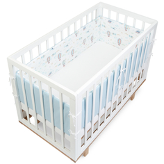 Текстильный бортик для кроватки loombee для новорожденных SC-1127