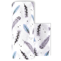 Пеленка детская loombee для новорожденных (118х118 см) и салфетка (25х25 см) MS-3443