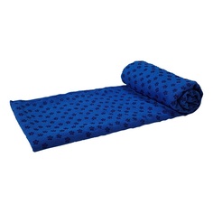Полотенце для йоги Tunturi с мешком для переноски, 180-63 см, синее