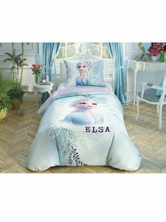 Постельное белье детское FROZEN II DOUBLE COLOR ELZA, 1,5-спальное TAC